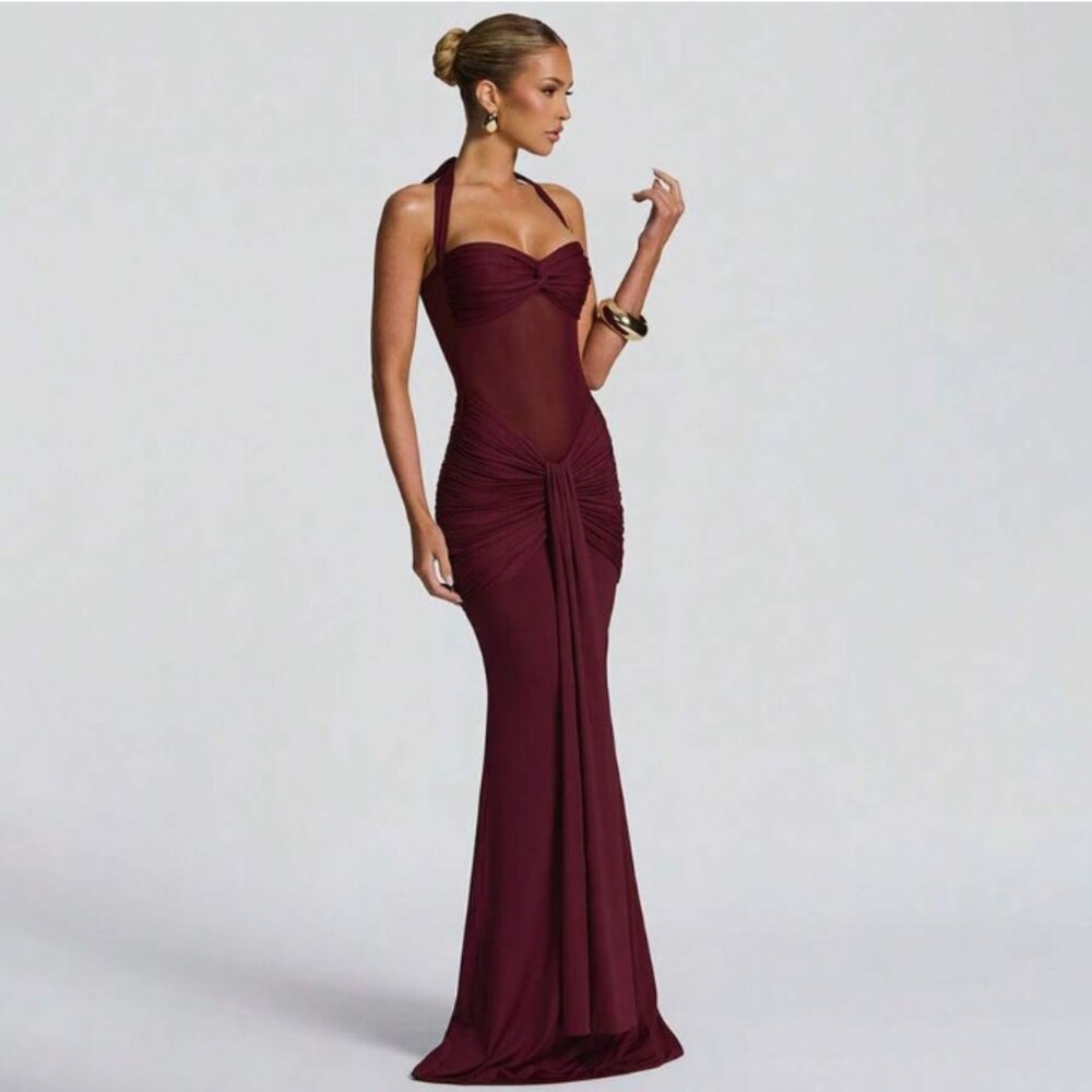 BABYBOO Vixen Maxi Dress - Cherry Lacquer - Picture 3 of 6